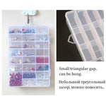 boîtes rangement bijoux transparentes modernes compartiments réglables épingles petites pierres
