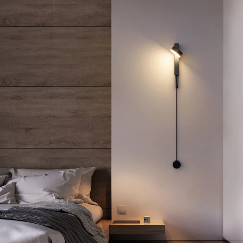 lampe murale ajustable moderne noir doré gris vert éclairage quotidien chambre salon salle manger