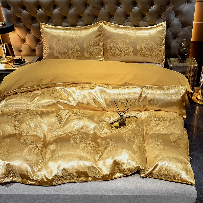 Détail du motif jacquard de la parure de lit nordique 240x220 cm