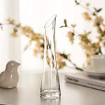 vases modernes violet gris bleu transparent décoration intérieure table contemporain