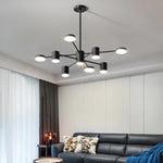 chandelier suspension lumineuse moderne noir led industriel scandinave chambre salon