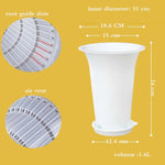 pot orchidée plastique double couche grille taille fleur jardin intérieur extérieur