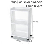 chariot rangement blanc moderne plateaux roulettes support cuisine respectueux environnement
