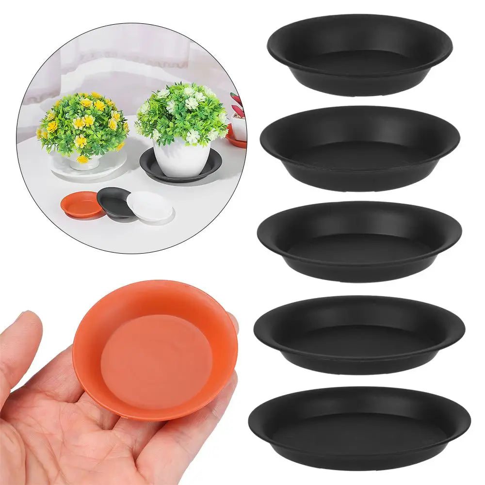 assiettes rondes modernes orange noir blanc solides intérieur extérieur durable polypropylène sans BPA