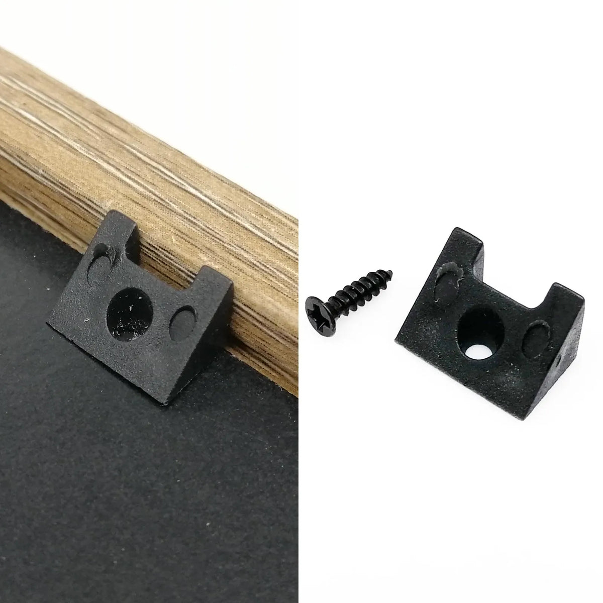 clips fixation noirs pratiques set outils bricolage vis fixations plastique