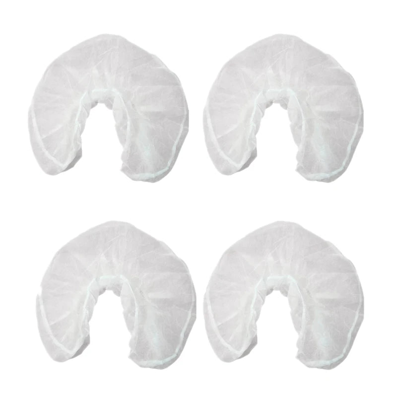 coussin voyage blanc non tissé jetable confortable simple 50 pièces 32x30cm