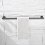 porte serviettes mural acier inoxydable noir doré argenté lisse moderne vis