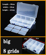 boite rangement plastique transparente compartiments ajustables bijoux petits objets divers