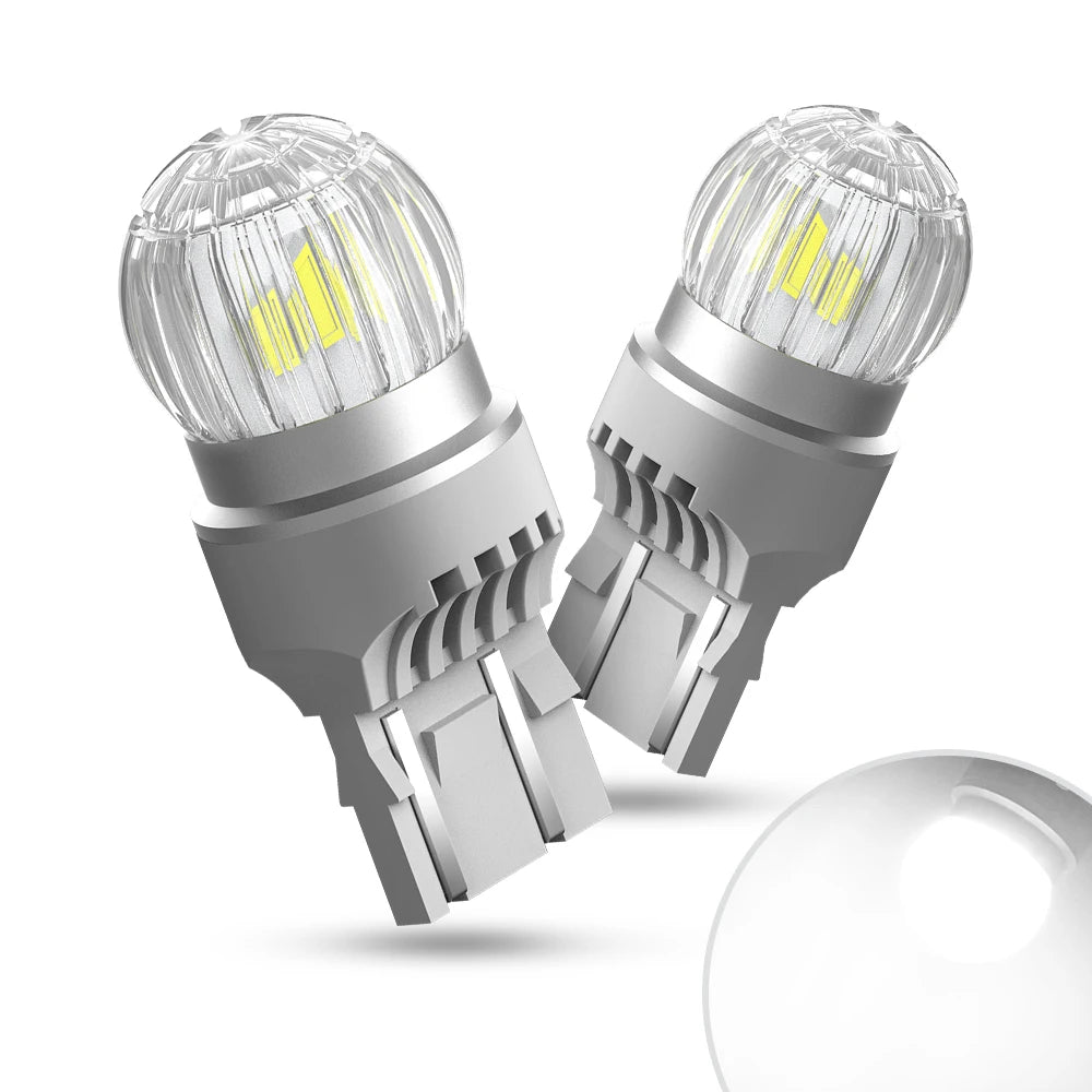 ampoule led blanc moderne transparent 360 lumiere non polarité 12v 7w 6000k t20 7443