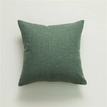 coussin decoratif carre 45x45cm boheme pompons franges farmhouse deco couleur verte jaune rose