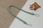 corde rideaux moderne or gris anneaux torsadée polonais accessoires décoration maison