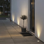 Spot LED jardin étanche IP68 noir argenté moderne câble 12V 24V RGB