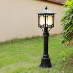 lampe jardin extérieure noire classique grille ajourée ip65 led étanche industrielle
