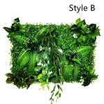 panneau végétal artificiel feuilles naturelles extérieur herbes variées stylisé accrochableextérieur vertbrunfoncé