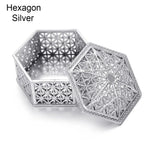 boîtes bijoux or argent élégantes ajourées classiques bonbons favor mariage trinkets organizer