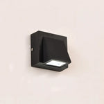 applique murale led moderne blanc noir verre trempé facile éclairage extérieur minimaliste