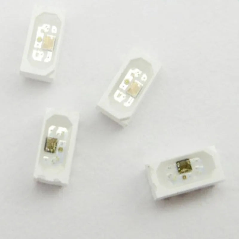 connecteur électronique blanc contacts dorés smd led standard salon decoration fixations invisibles