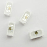 connecteur électronique blanc contacts dorés smd led standard salon decoration fixations invisibles