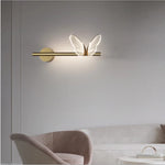 décoration moderne applique murale papillons or luminaire cuisine salle manger minimaliste