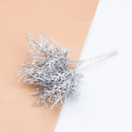 plantes artificielles or argent feuilles cèdre pin naturel decoration mariage exterieur branchées exposant