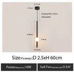 lampe suspendue moderne ampoule led noir blanche sphère lumineuse minimaliste chambre coucherDecoration