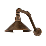 lampe murale industrielle métal vieilli bronze éclairage quotidien chambre salon cuisine étudié entree sdb