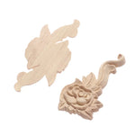 appliques decoratives bois floral sculptees baroques naturelles decoration murale farmhouse classic
