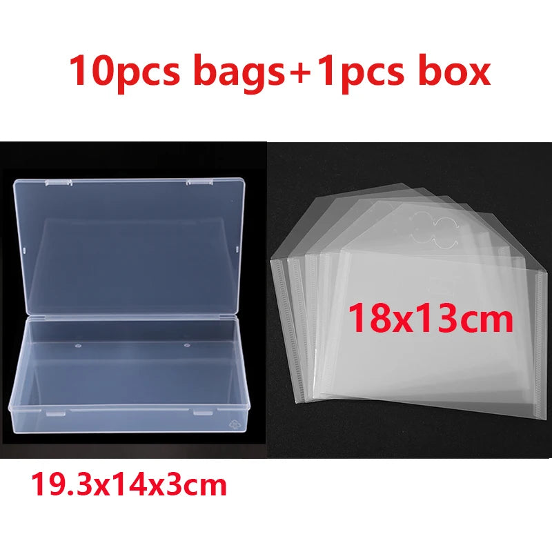 boîte rangement transparente pvc organiser stocker divers objets petits accessoires