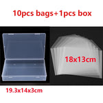 boîte rangement transparente pvc organiser stocker divers objets petits accessoires