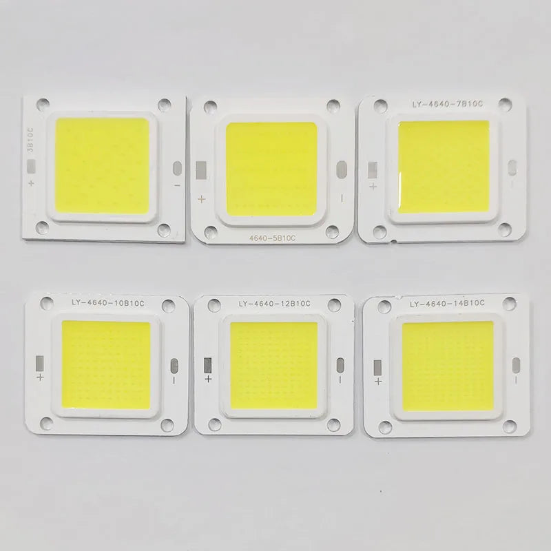 ampoules led chip carré matrice coB blanc chaud froid haute puissance diy projecteurextérieur modernes