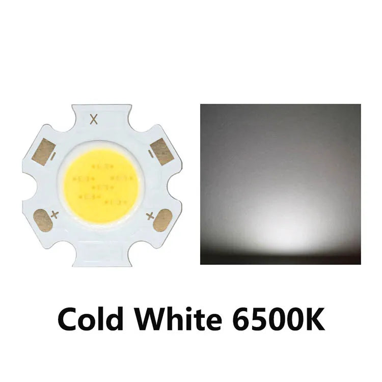 puces led cob 3w 5w 7w 10w blanc neutre froid adhésif hautes performances 300ma