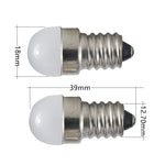 ampoule led 1w e14 12v 24v blanc chaud 50000h globe moderne 2700k 360deg