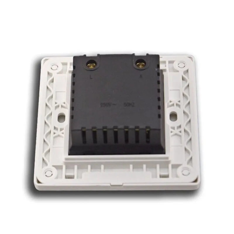 interrupteur rotatif blanc moderne 86x86mm indicateur lumineux certification rohs ccc pc