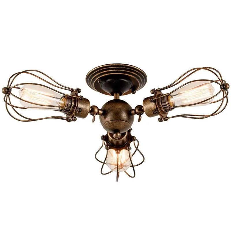 lampe murale industrielle métal vieilli bronze éclairage quotidien chambre salon cuisine étudié entree sdb