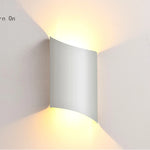 applique murale led moderne or blanc minimaliste fixée mur source lumineuse led 249 2000