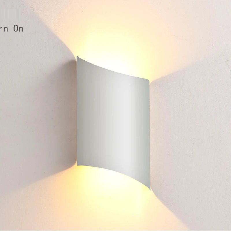 applique murale led moderne or blanc minimaliste fixée mur source lumineuse led 249 2000