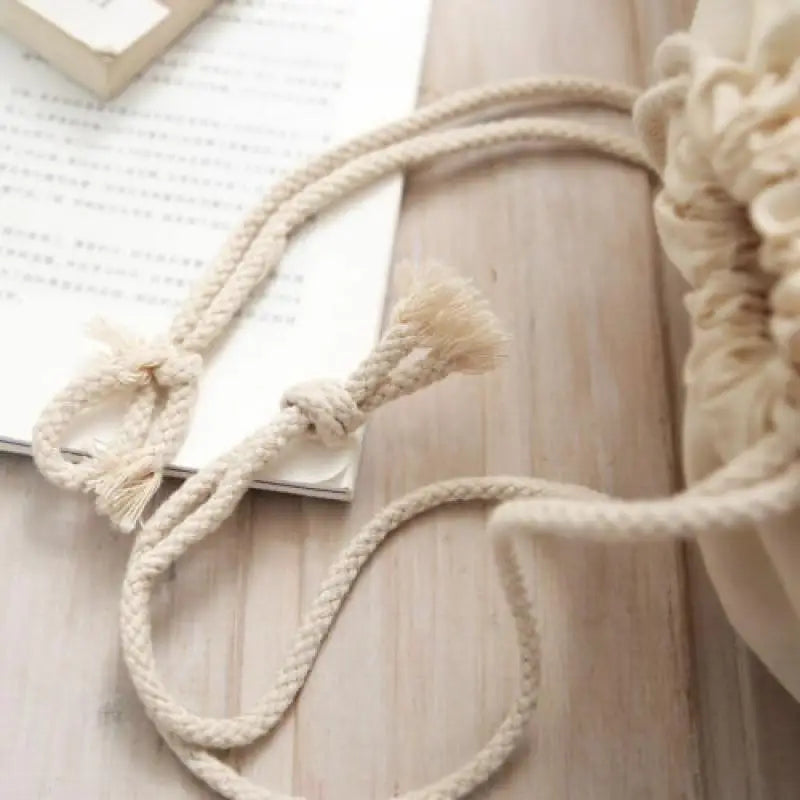 sacs rangement coton robustes grande capacité plusieurs tailles cordons serrage simple