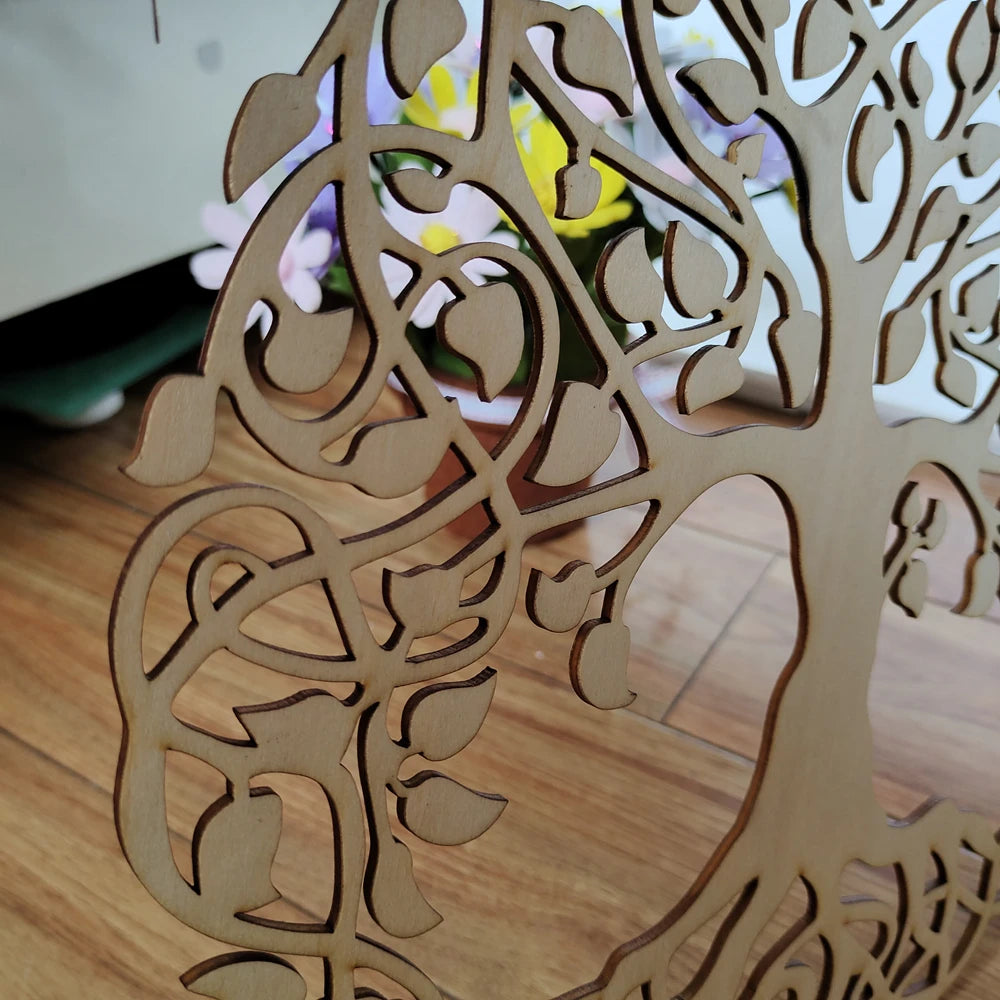 Comparaison des tailles disponibles pour l'arbre de vie mural