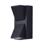 applique murale led impermeable exterieur jardin veranda 5w 10w noir geometrique contemporain