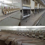 rideaux beiges broderies florales dentelle franges coton pastorales salon chambre semi transparents