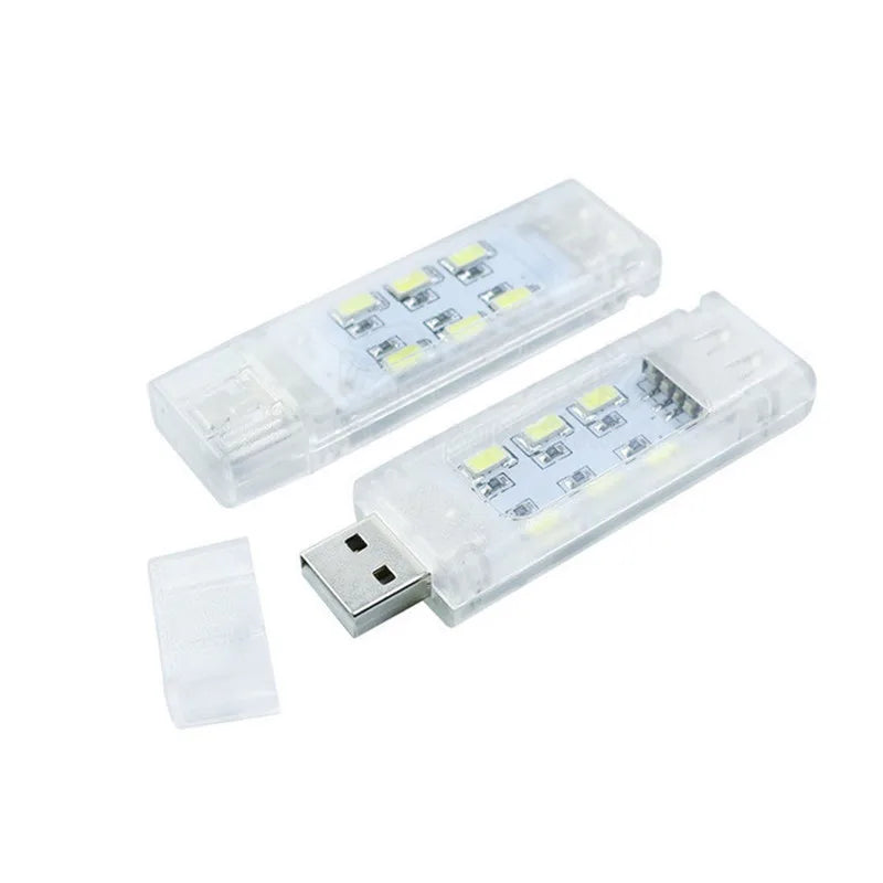 lampe led rechargeable 10 leds blanc moderne flexo usb portable camping