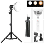 ampoule led bicolore 3200k 5600k éclairage studio maison blanc grille refroidissement moderne vis e27