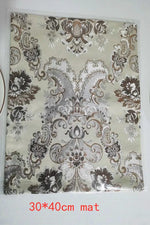 nappe table motif floral brodé chinois élégante coton durable decoration intérieure fêtes universelle