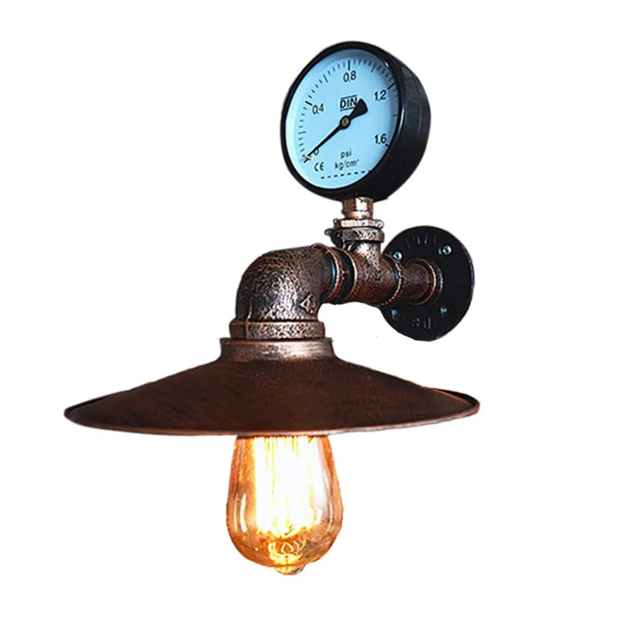 lampe murale industrielle métal vieilli bronze éclairage quotidien chambre salon cuisine étudié entree sdb