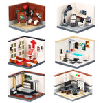 Set de briques MOC salle de bain moderne vue de face