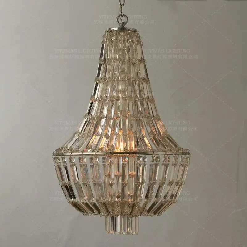 lustre classique cristal transparent doré rangs haute qualité autonome certification sécurité