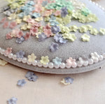 broche décoration fleurs gris rose transparente polyester erotique romantique erotique erotique erotique erotique erotique