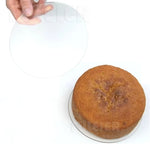 supports gâteau acrylique blancs opalescents modernes 10cm 15cm 20cm 25cm 5cm