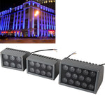 projecteur led extérieur gris aluminium ip67 moderne puissant mur câble noir fixe
