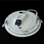 plafonnier led rond encastré moderne blanc aluminium dimmable transformateur intérieur maison